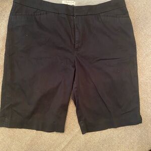 Coldwater Creek Black Bermuda Shorts Business Casual